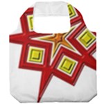 Pattern Tile Decorative Design Star Foldable Grocery Recycle Bag