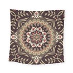 Seamless Pattern Floral Flower Square Tapestry (Small)