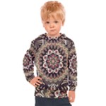 Seamless Pattern Floral Flower Kids  Hooded Pullover