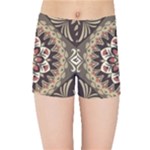 Seamless Pattern Floral Flower Kids  Sports Shorts