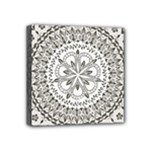 Vector Mandala Drawing Decoration Mini Canvas 4  x 4  (Stretched)
