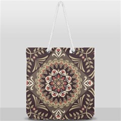 Full Print Rope Handle Tote (Large) 