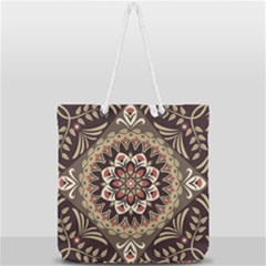 Full Print Rope Handle Tote (Large) 
