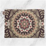 Seamless Pattern Floral Flower Canvas Cosmetic Bag (XXL)