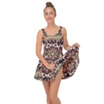 Seamless Pattern Floral Flower Inside Out Casual Dress