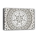 Vector Mandala Drawing Decoration Deluxe Canvas 18  x 12  (Stretched)