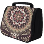 Seamless Pattern Floral Flower Full Print Travel Pouch (Big)