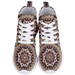 Seamless Pattern Floral Flower Women s Lightweight High Top Sneakers