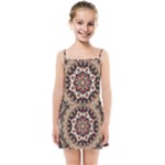 Seamless Pattern Floral Flower Kids  Summer Sun Dress
