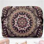 Seamless Pattern Floral Flower Make Up Pouch (Large)