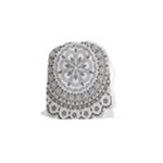 Vector Mandala Drawing Decoration Drawstring Pouch (Small)