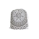 Vector Mandala Drawing Decoration Drawstring Pouch (Medium)