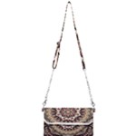 Seamless Pattern Floral Flower Mini Crossbody Handbag