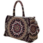 Seamless Pattern Floral Flower Duffel Travel Bag