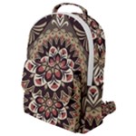 Seamless Pattern Floral Flower Flap Pocket Backpack (Small)