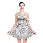 Vector Mandala Drawing Decoration Reversible Skater Dress