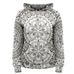 Vector Mandala Drawing Decoration Women s Pullover Hoodie