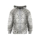 Vector Mandala Drawing Decoration Kids  Zipper Hoodie