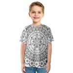 Vector Mandala Drawing Decoration Kids  Sport Mesh T-Shirt