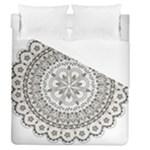 Vector Mandala Drawing Decoration Duvet Cover (Queen Size)