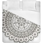 Vector Mandala Drawing Decoration Duvet Cover (King Size)