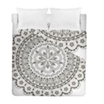 Vector Mandala Drawing Decoration Duvet Cover Double Side (Full/ Double Size)