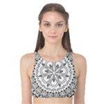 Vector Mandala Drawing Decoration Tank Bikini Top