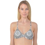 Vector Mandala Drawing Decoration Reversible Tri Bikini Top