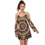 Seamless Pattern Floral Flower Boho Dress