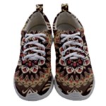 Seamless Pattern Floral Flower Women Athletic Shoes
