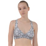 Vector Mandala Drawing Decoration Sweetheart Sports Bra