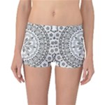 Vector Mandala Drawing Decoration Reversible Boyleg Bikini Bottoms