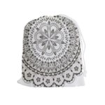 Vector Mandala Drawing Decoration Drawstring Pouch (XL)
