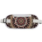 Seamless Pattern Floral Flower Rounded Waist Pouch