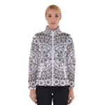 Vector Mandala Drawing Decoration Women s Bomber Jacket
