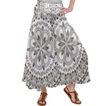 Vector Mandala Drawing Decoration Women s Satin Palazzo Pants