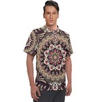 Seamless Pattern Floral Flower Men s Polo T-Shirt
