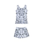 Vector Mandala Drawing Decoration Kids  Boyleg Swimsuit