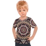 Seamless Pattern Floral Flower Kids  Sports T-Shirt