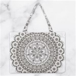 Vector Mandala Drawing Decoration Medium Tote Bag