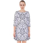 Vector Mandala Drawing Decoration Smock Dress