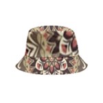 Seamless Pattern Floral Flower Inside Out Bucket Hat (Kids)