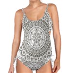 Vector Mandala Drawing Decoration Tankini Set