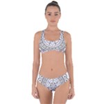 Vector Mandala Drawing Decoration Criss Cross Bikini Set