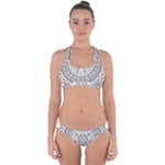 Vector Mandala Drawing Decoration Cross Back Hipster Bikini Set