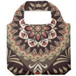 Seamless Pattern Floral Flower Foldable Grocery Recycle Bag