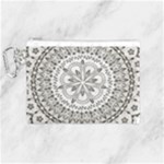 Vector Mandala Drawing Decoration Canvas Cosmetic Bag (Medium)
