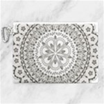 Vector Mandala Drawing Decoration Canvas Cosmetic Bag (XL)