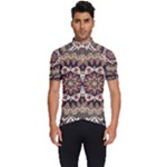 Seamless Pattern Floral Flower Men s Short Sleeve Cycling Jersey