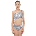 Vector Mandala Drawing Decoration Spliced Up Two Piece Swimsuit